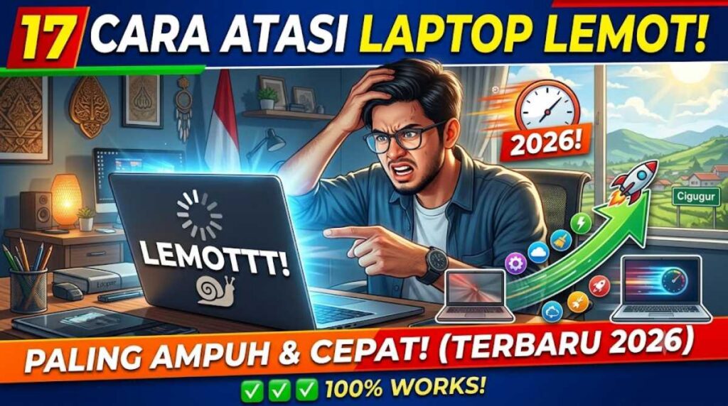 17 Cara Mengatasi Laptop Lemot Paling Ampuh dan Cepat Terbaru 2026