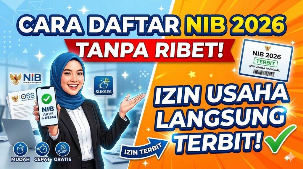 Cara Daftar NIB 2026 Tanpa Ribet_ Izin Usaha Langsung Terbit!