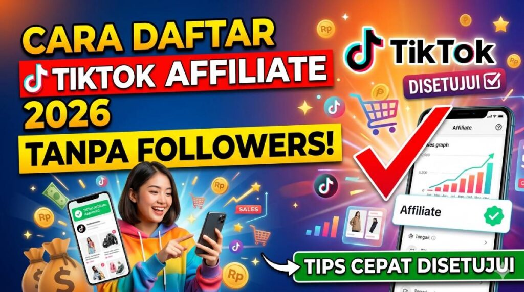 Cara Daftar Tiktok Affiliate 2026 Tanpa Followers_ Tips Cepat Disetujui