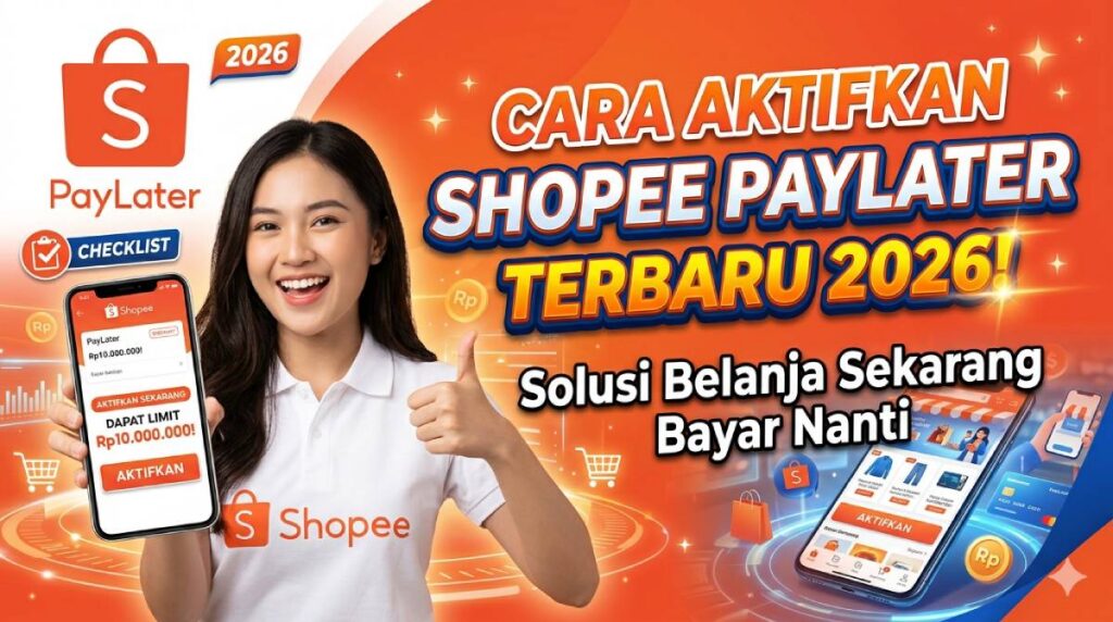 Cara Mengaktifkan Shopee Paylater 2026_ Solusi Belanja Sekarang Bayar Nanti
