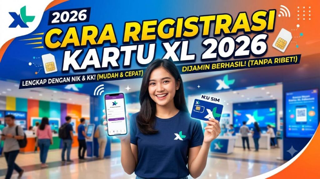 Cara Registrasi Kartu XL 2026 Tanpa Gagal Validasi Dukcapil