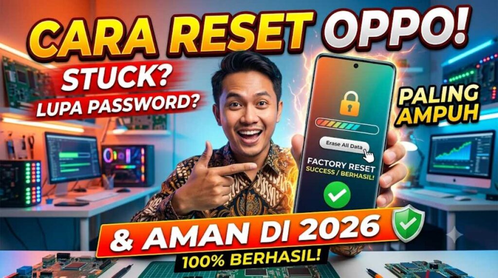 Cara Reset HP Oppo Paling Ampuh dan Aman di Tahun 2026