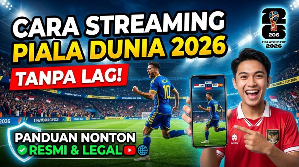 Cara Streaming Piala Dunia 2026 Tanpa Lag_ Panduan Nonton Resmi & Legal