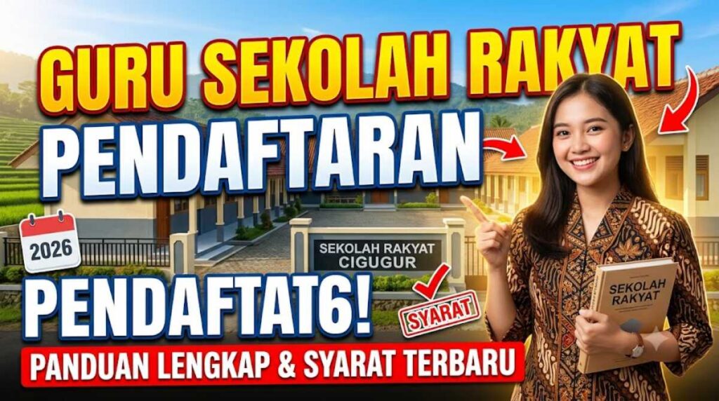 Pendaftaran Guru Sekolah Rakyat 2026: Panduan Lengkap dan Syarat Terbaru