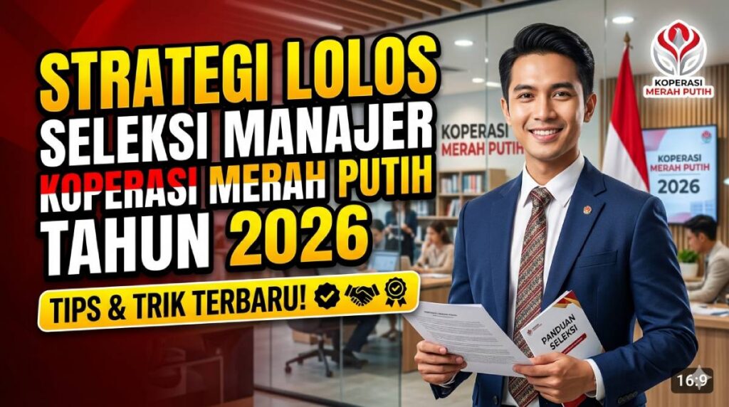Strategi Lolos Seleksi Manajer Koperasi Merah Putih Tahun 2026