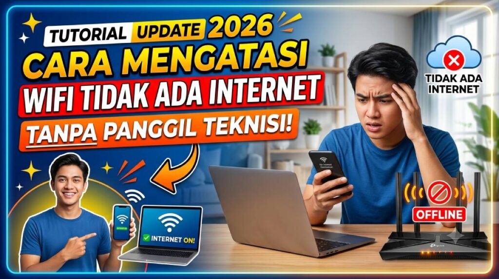 Tutorial Update_ Cara Mengatasi WiFi Tidak Ada Internet 2026 Tanpa Panggil Teknisi