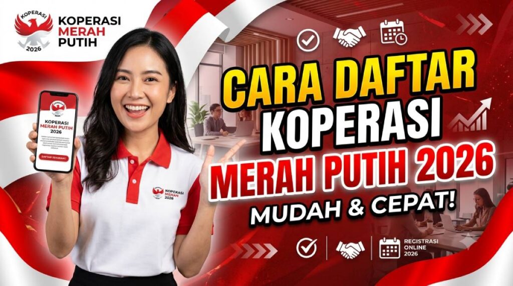Cara Daftar Koperasi Merah Putih 2026 Terbaru di Mojokerto!