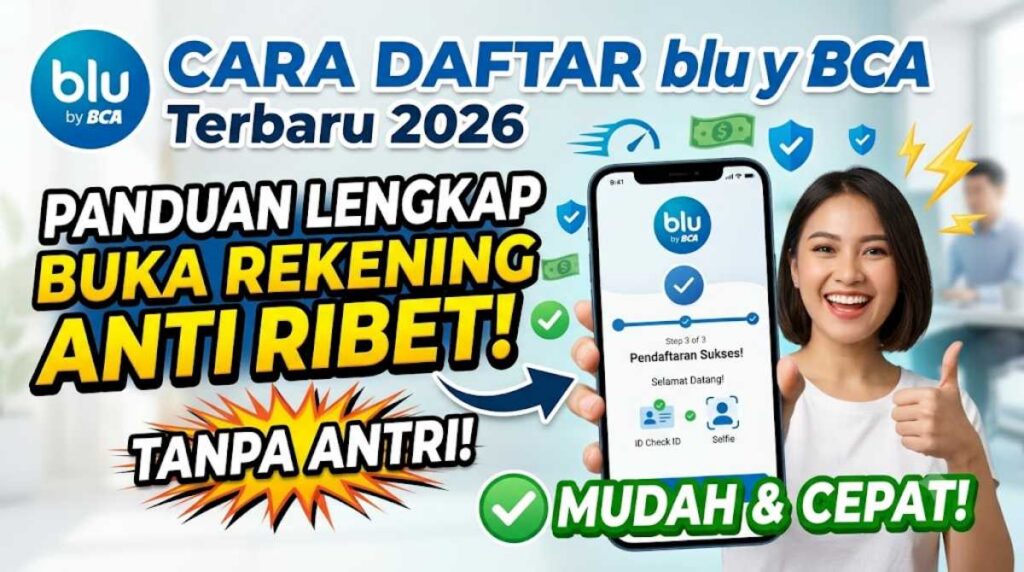 Cara Daftar blu by BCA Terbaru 2026: Panduan Lengkap Buka Rekening Digital Anti Ribet