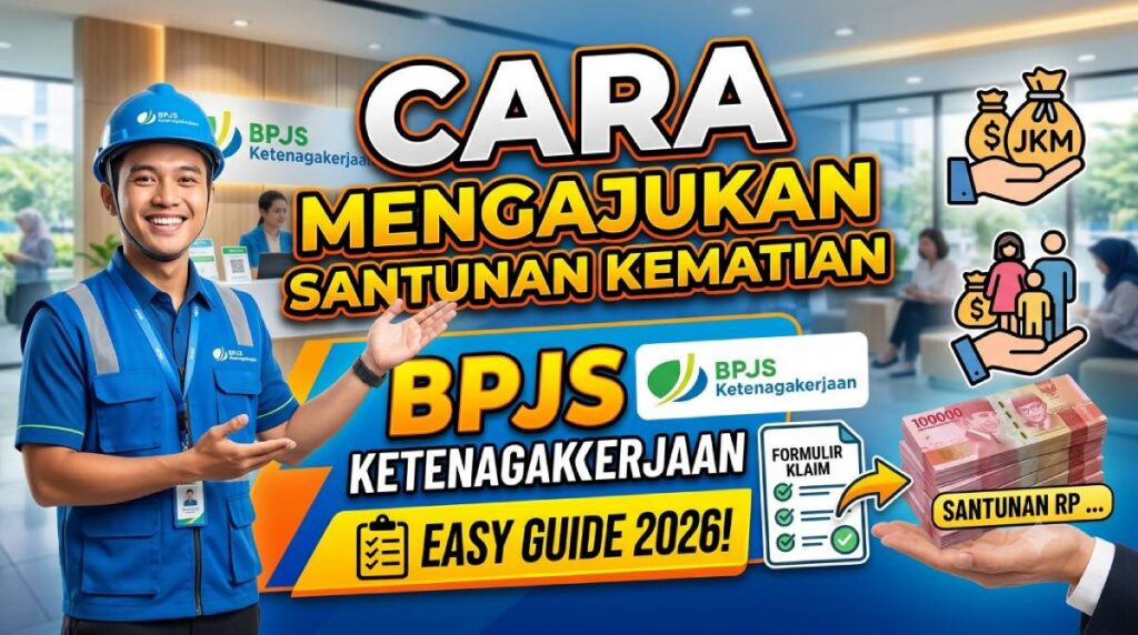Cara Mengajukan Santunan Kematian BPJS Ketenagakerjaan 2026_ Cair Rp42 Juta!