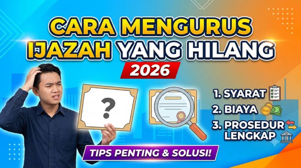 Cara Mengurus Ijazah yang Hilang 2026_ Syarat, Biaya, dan Prosedur Lengkap