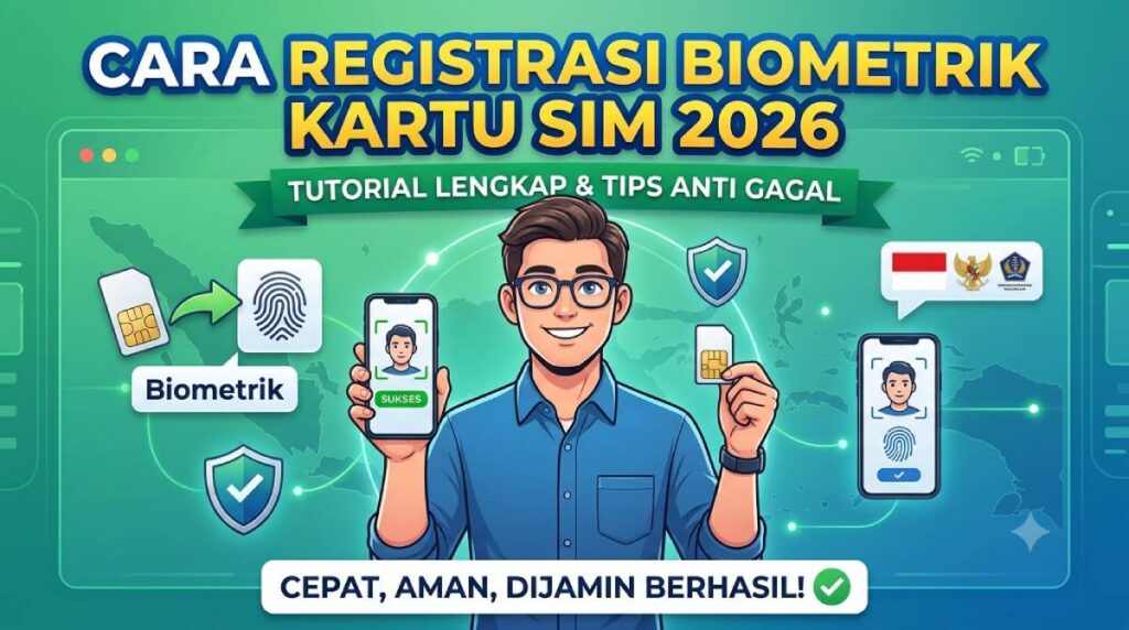 Cara Registrasi Biometrik Kartu SIM 2026_ Tutorial Lengkap & Tips Anti Gagal