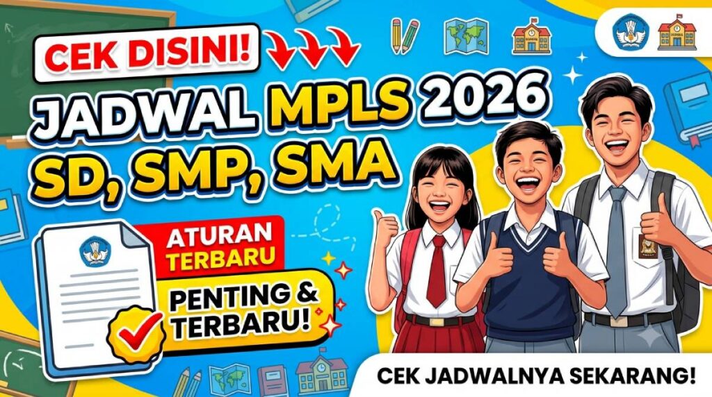 Cek Disini! Jadwal MPLS SD, SMP, SMA 2026 & Aturan Terbaru