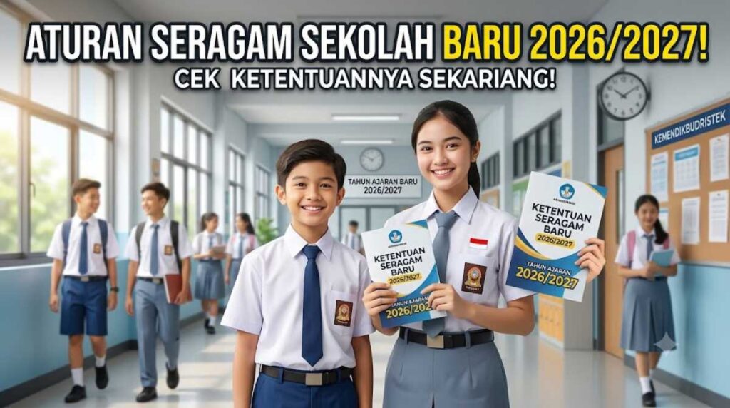 Cek Ketentuan Seragam Sekolah Tahun Ajaran Baru 2026/2027 Resmi dari Kemendikbudristek