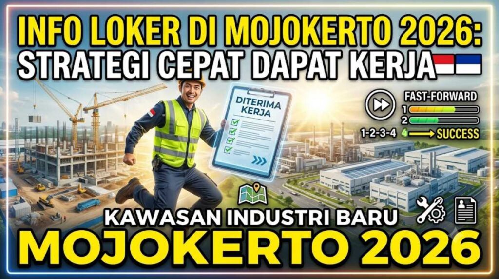 Info Loker di Mojokerto 2026: Strategi Cepat Dapat Kerja di Kawasan Industri Baru