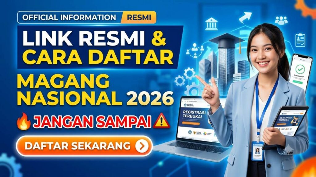 Link Resmi & Cara Daftar Magang Nasional 2026_ Jangan Sampai Ketinggalan!