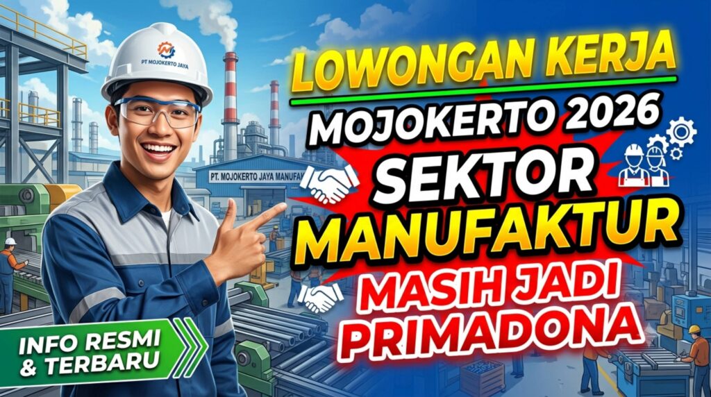 Lowongan Kerja Mojokerto 2026_ Sektor Manufaktur Masih Jadi Primadona