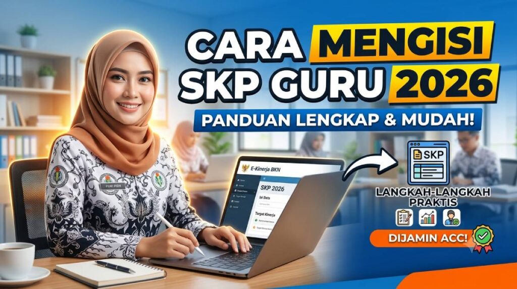 Panduan Lengkap Cara Mengisi SKP Guru 2026 di PMM Anti Gagal
