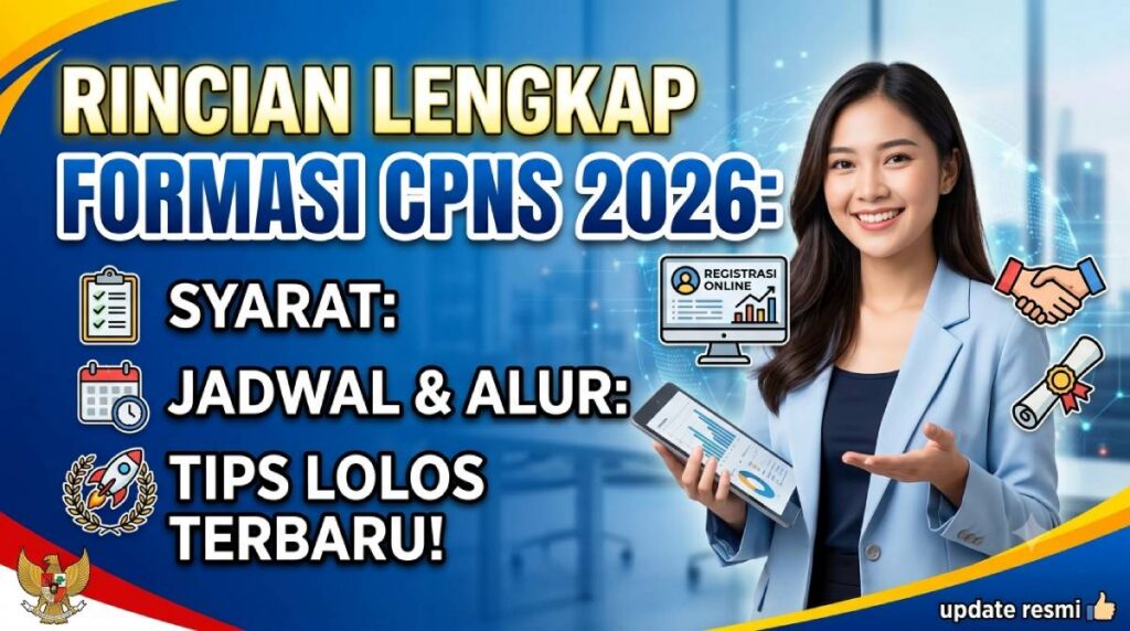 Rincian Lengkap Formasi CPNS 2026_ Syarat, Jadwal, dan Tips Lolos Terbaru